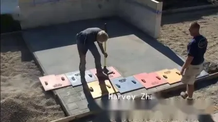 Штампованные бетонные маты Настенные формы для штампов по бетону